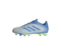 adidas Unisex Kids' Bota de fútbol Copa Pure 3 Club césped natural seco/multisuperficie (Adolescentes), Halo Blue/Blue Fusion/Lucid Lemon, 36 2/3