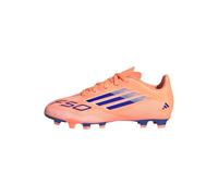 Adidas - Bota de fútbol F50 Club FG/MG Niño, Unisex, Beam Orange-Lucid Blue-White, 31 EUR