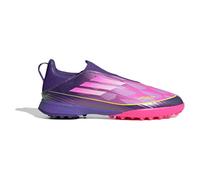 Adidas - Bota de fútbol F50 League LL Turf Niño Lamine Yamal, Unisex, Unity Purple-White-Lucid Lemon, 3,5 UK
