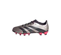 adidas Unisex Kids' Bota de fútbol Predator League multisuperficie (Adolescentes), Platinum Metallic/Aurora Black/Turbo, 37 1/3