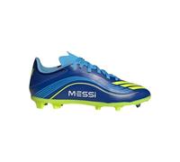 adidas Unisex Kids' Bota F50 Messi League para césped Natural seco/multisuperficie (Infantil), Royal Blue/Solar Yellow/Semi Blue Burst, 38