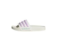 adidas Unisex Kids' CHANCLA ADILETTE SHOWER, Off White/Bliss Lilac/Halo Mint, 38