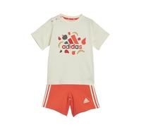 adidas Unisex Kids' Conjunto camiseta y pantalón corto Essentials Allover Print (Bebé)