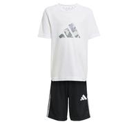 adidas Unisex Kids' Conjunto Train Essentials Camo Print Set para niños, White, 116