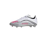 adidas Unisex Kids' F50 Messi League Firm Ground/Multi Football Boots Kids White 3.5