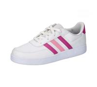adidas Breaknet Lifestyle Court Lace Shoes, Zapatillas Unisex niños, Cloud White Lucid Fuchsia Beam Pink, 35 EU