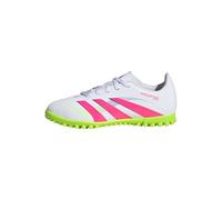 adidas Unisex Kids' Zapatilla de fútbol Predator Club moqueta (Adolescentes), Cloud White/Lucid Pink/Lucid Lemon, 35