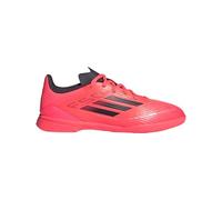 adidas Unisex Kids' Zapatilla de fútbol Sala F50 League Indoor (Adolescentes), Turbo/Aurora Black/Platinum Metallic