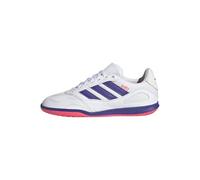 adidas Unisex niños Super Sala Competition III Indoor Football Kids Shoes, FTWR White/Pure Purple/Solar Turbo, 33 EU
