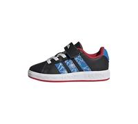 adidas Unisex Kids' Zapatilla Marvel Spider-Man Grand Court, Core Black/Bright Blue/Pure Ruby, 33