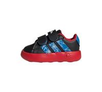 adidas Unisex Kids' Zapatilla Marvel Spider-Man Grand Court Infantil, Core Black/Bright Blue/Pure Ruby, 26