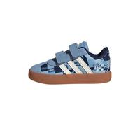 adidas Unisex Kids' Zapatilla VL Court Disney Mickey Mouse (BEBÉ), Ash Blue/Off White/Crew Blue, 23