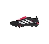 adidas Unisex League Fold-Over Tongue Artificial Ground Football Boots, Core Black/FTWR White/Lucid Red, 40 2/3 EU