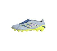 adidas Unisex League Fold-Over Tongue Artificial Ground Football Boots, Crystal Sky/Ray Blue/Team Solar Yellow 2, 47 1/3 EU