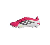 adidas Unisex League Fold-Over Tongue Artificial Ground Football Boots Shoes, Lucid Red/Core Black/FTWR White, 42 2/3 EU