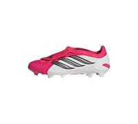 adidas Unisex League Fold-Over Tongue Firm Ground Football Boots, Lucid Red/Core Black/FTWR White, 43 1/3 EU