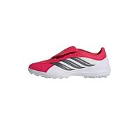 adidas Unisex League Fold-Over Tongue Turf Football Shoes, Lucid Red/Core Black/FTWR White, 43 1/3 EU
