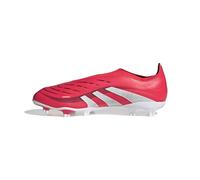 adidas Unisex League Laceless Firm Ground/Multi Ground Football Boot, Lucid Red/Cloud White/Core Black, 44 2/3 EU