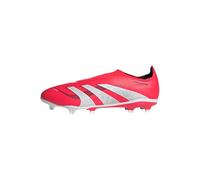adidas Unisex League Laceless Firm Ground/Multi Ground Football Boot, Lucid Red/Cloud White/Core Black, 44 2/3 EU