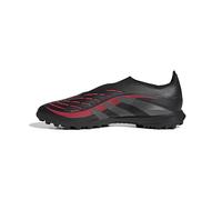 adidas Unisex League Laceless Turf Football Boots, Core Black/Grey Four/Lucid Red, 42 EU