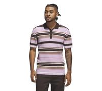 Adidas Unisex Mr Stripe Polo Bliss Lilac Talla: M | Polos Outlet | Unisex | Púrpura