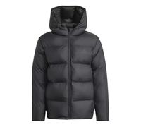 adidas Unisex niños 3 Stripes Synthetic Down Coat, black/black, 15-16 Years