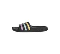 adidas Unisex niños Adilette Aqua Slides Kids, core black/orange tint/halo mint, 38 EU