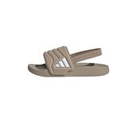 adidas Unisex niños Adilette Estrap 2.0 Slides Children Sandal, trace khaki/trace khaki/ftwr white, 34 EU