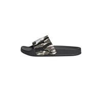 adidas Unisex niños ADILETTE SHOWER LOGO SANDALS KIDS, core black/chalk white/tent green, 37 EU