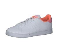 adidas Unisex niños Advantage Lifestyle Court Lace Shoes, Cloud white/Cloud white/screaming orange, 39 1/3 EU