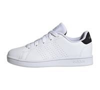 adidas Unisex niños Advantage Lifestyle Court Lace Shoes, Cloud White / Core Black / Silver, 36 EU
