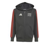 adidas Unisex niños Audi Revolut Formula One Team DNA Full Zip Sweatshirt, Utility Black, 15-16 Years