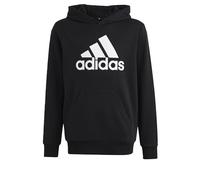 adidas Unisex niños Big Logo Essentials Cotton Hoodie, Black/White, 7-8 Years
