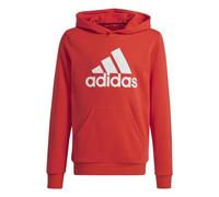 adidas Unisex niños Big Logo Essentials Cotton Hoodie, Bright Red/White, 15-16 Years