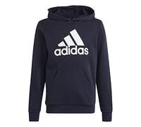 Adidas Unisex niños Big Logo Essentials Cotton Hoodie, Legend Ink/White, 9-10 Years