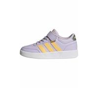 adidas Unisex niños BREAKNET 3.0 Shoes Children, Ice Lavender/Ice Tangerine/Silver Met., 34 EU