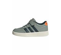 adidas Unisex niños BREAKNET 3.0 Shoes Children, Silver Green/Aurora Ivy/Pure Orange, 30 1/2 EU