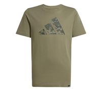 adidas Unisex niños Camo Graphic T-Shirt Junior, Olive strata, 15-16 Years