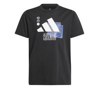 adidas Unisex niños Camo Training Graphic Tshirt, Black, 9-10 Years