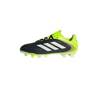 adidas Unisex niños Copa Pure III Club Firm Ground/Multi Ground Football Boots Kids, Core Black/Cloud White/Lucid Lemon, 35 EU