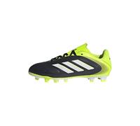 adidas Unisex niños Copa Pure III Club Firm Ground/Multi Ground Football Boots Kids, Core Black/Cloud White/Lucid Lemon, 37 1/3 EU