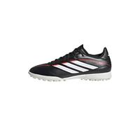 adidas Unisex niños Copa Pure IV League Turf Football Shoes Kids, Core Black/FTWR White/Lucid Red, 37 1/3 EU