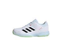Adidas Unisex niños Court Stabil Shoes, Cloud White/Core Black/Semi Green, 38 EU