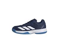 adidas Unisex niños Courtflash Kids Tennis Shoes, Dark Blue/FTWR White/Bright Blue, 38 EU