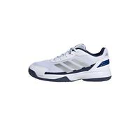 adidas Unisex niños Crazyquick Kids Padel Shoes, FTWR White/Silver Met./Dark Blue, 35 EU