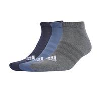adidas Unisex niños Cushioned Low-Cut Socks 3 Pairs, legend ink/preloved ink/dark grey heather, 6-7 Years