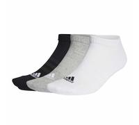 adidas Unisex niños Cushioned Low-Cut Socks 3 Pairs, Medium Grey Heather/White/Black, 6-7 Years