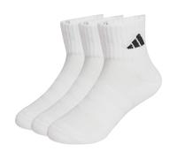 adidas Unisex niños Cushioned Sportswear Ankle Socks 3 Pair Pack, white/white/black, 4-5 Years