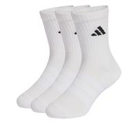 adidas Unisex niños CUSHIONED SPORTSWEAR CREW SOCKS 3 PAIR PACK, white/white/black, 34-36