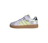 adidas Unisex niños Disney Grand Court 3.0 Children Shoes, Frozen Purple/Semi Frozen Lemon/GUM10, 33 1/2 EU